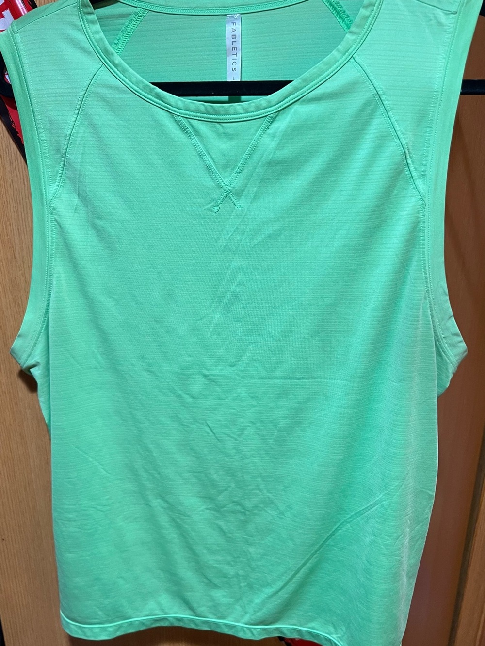 Fabletics Athletic Sleeveless Tank Top - Green